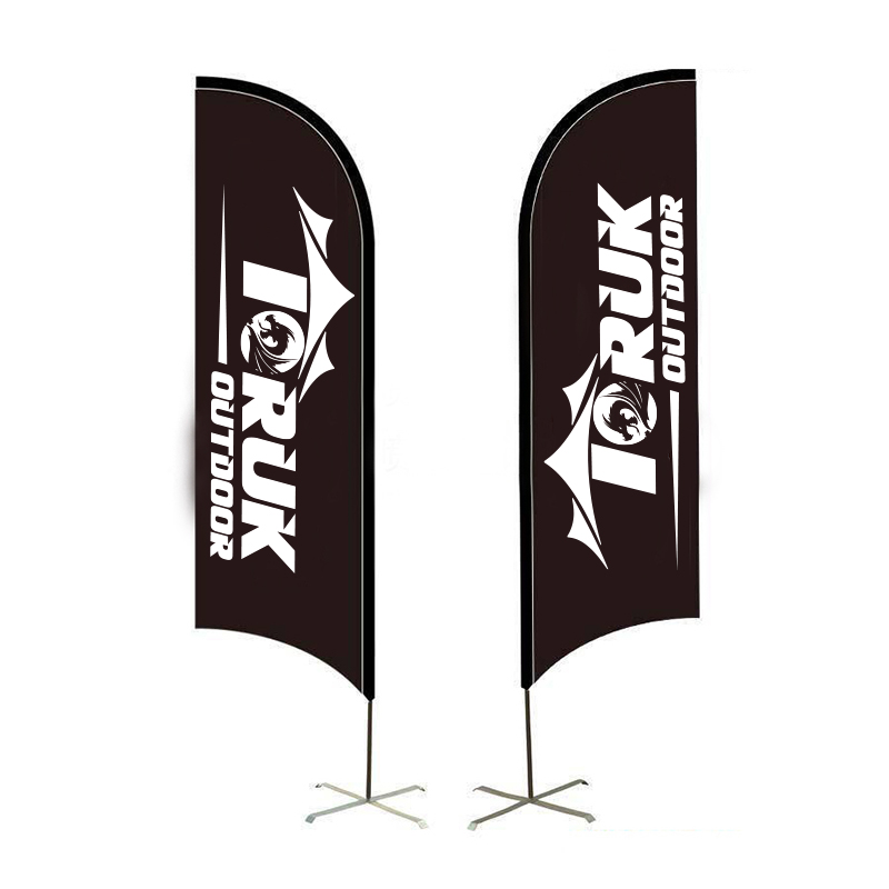 Custom Feather Teardrop Flag Banners for Racing And Display