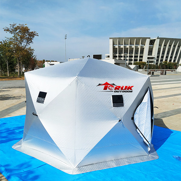 Toruk QuickFish Series Pop-Up Portable Ice Fishing Shelter with Thermal Layers