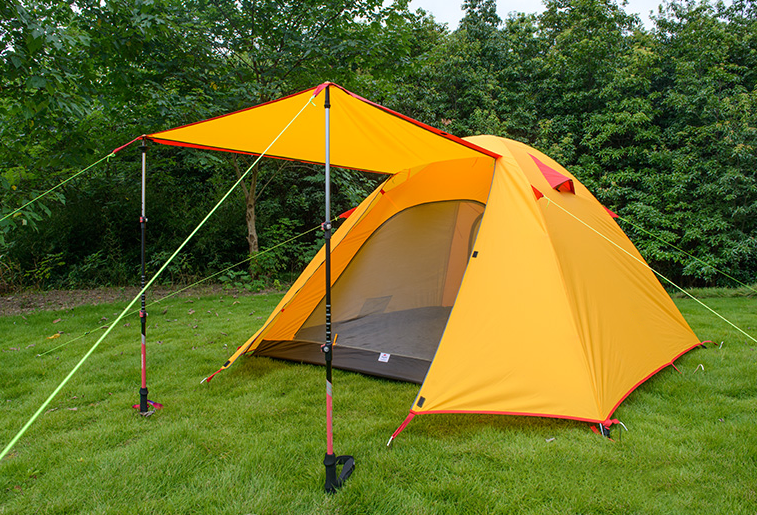 Ultimate Camping Experience 4 Person Outdoor Tent with Two Layers